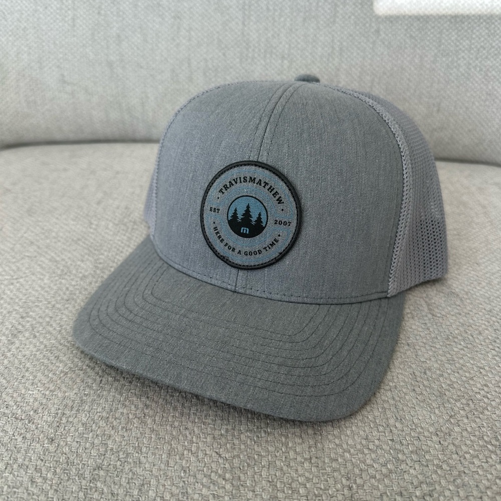 Travis Mathew Gray Mesh Cap